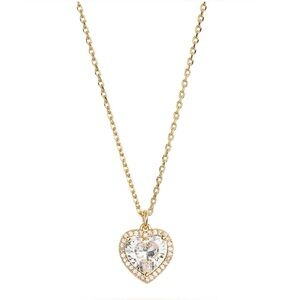 Kate Spade CZ Heart Pendant Necklace